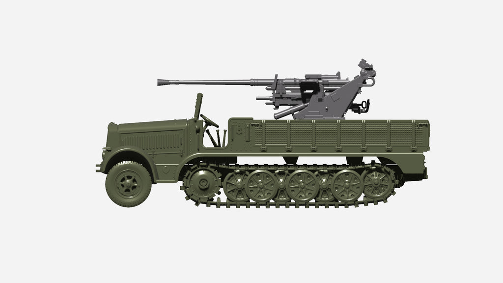 WG3D Halftrack Sd.Kfz.7/2 - 3.7cm Flak37 (Germany, WW2)