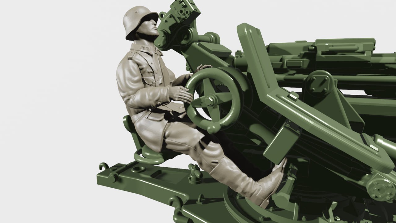 WG3D Halftrack Sd.Kfz.7/2 - 3.7cm Flak37 (Germany, WW2)