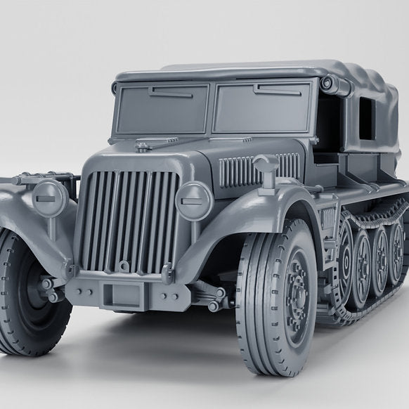 WG3D Halftrack Sd.Kfz.10/2 Demag with 21cm Nebelwerfer (Germany, WW2)