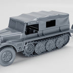 WG3D Halftrack Sd.Kfz.10/2 Demag with 21cm Nebelwerfer (Germany, WW2)