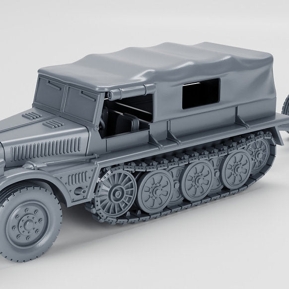 WG3D Halftrack Sd.Kfz.10/2 Demag with 21cm Nebelwerfer (Germany, WW2)