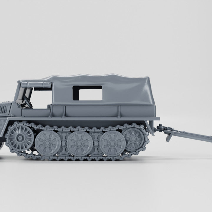 WG3D Halftrack Sd.Kfz.10/2 Demag with 21cm Nebelwerfer (Germany, WW2)