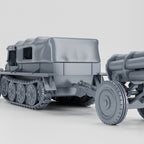 WG3D Halftrack Sd.Kfz.10/2 Demag with 21cm Nebelwerfer (Germany, WW2)