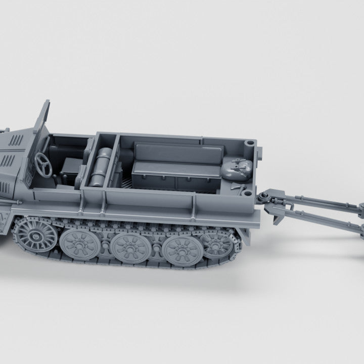 WG3D Halftrack Sd.Kfz.10/2 Demag with 21cm Nebelwerfer (Germany, WW2)