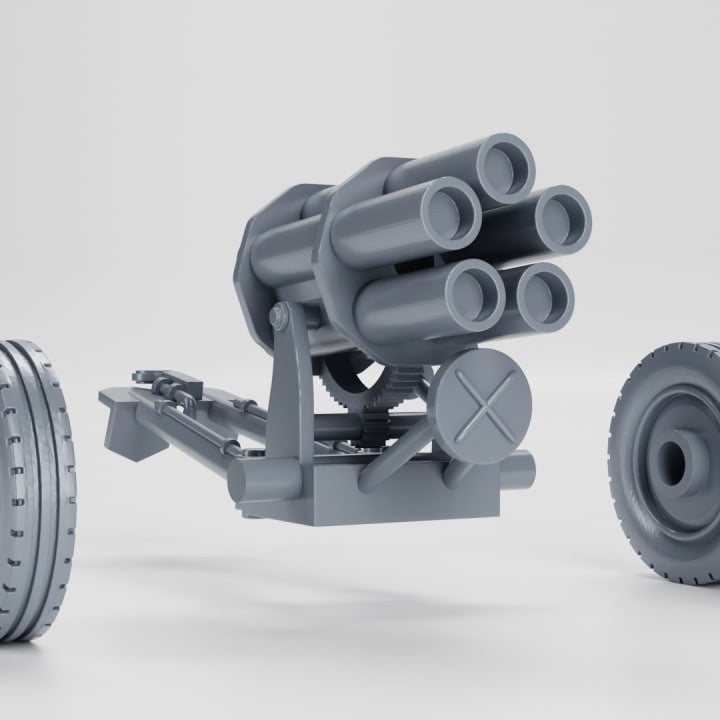WG3D Halftrack Sd.Kfz.10/2 Demag with 21cm Nebelwerfer (Germany, WW2)