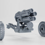 WG3D Halftrack Sd.Kfz.10/2 Demag with 21cm Nebelwerfer (Germany, WW2)