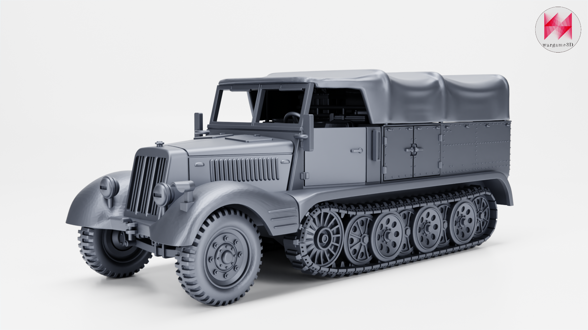 WG3D Halftrack Sd.Kfz.11 Prime mover (Germany, WW2)