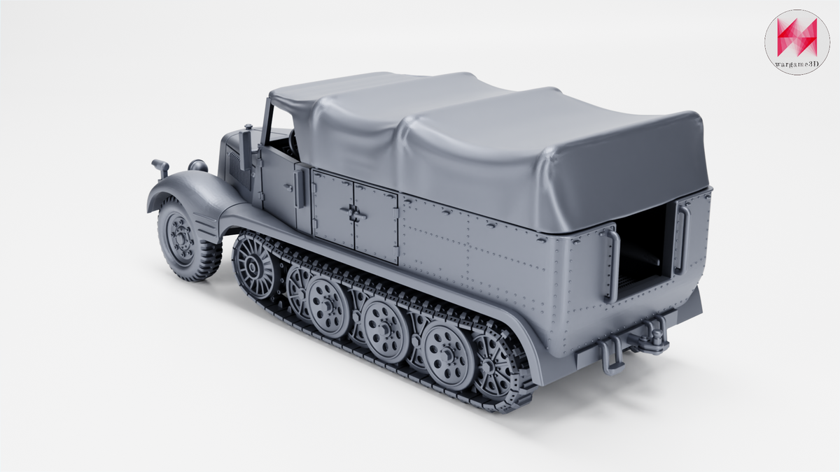 WG3D Halftrack Sd.Kfz.11 Prime mover (Germany, WW2)