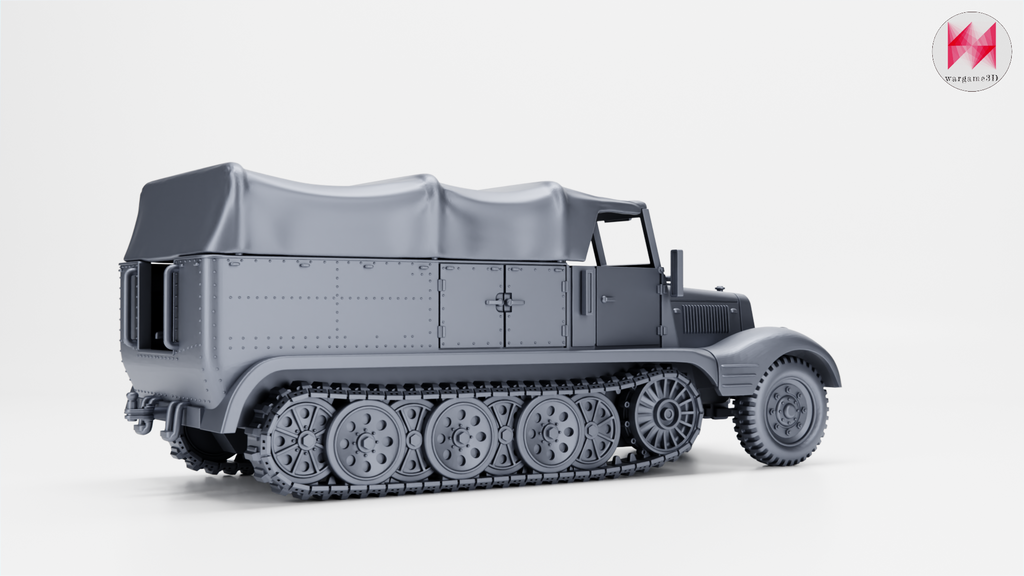 WG3D Halftrack Sd.Kfz.11 Prime mover (Germany, WW2)
