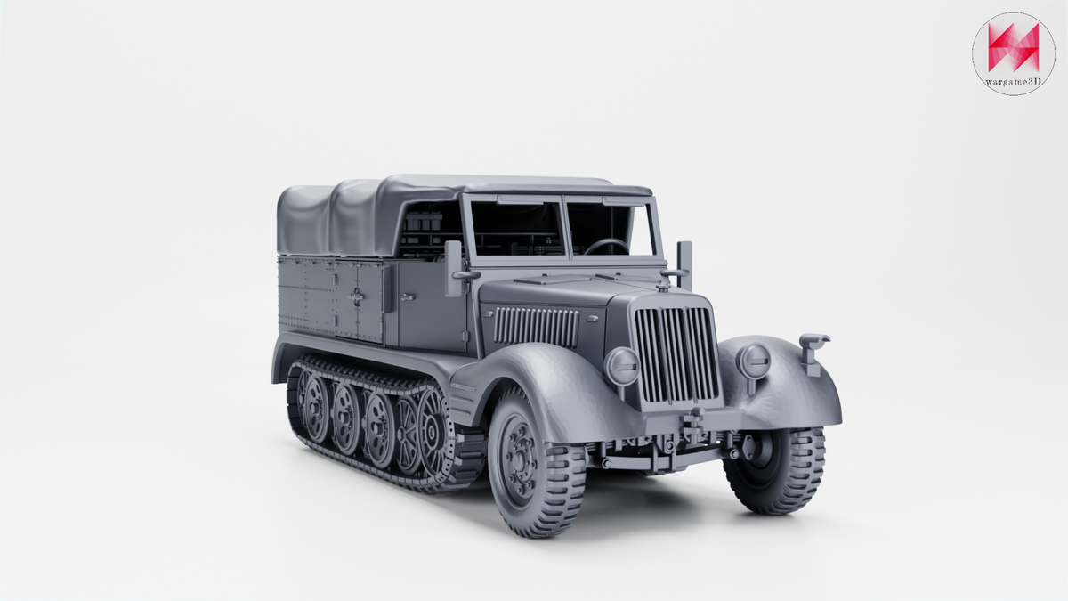 WG3D Halftrack Sd.Kfz.11 Prime mover (Germany, WW2)