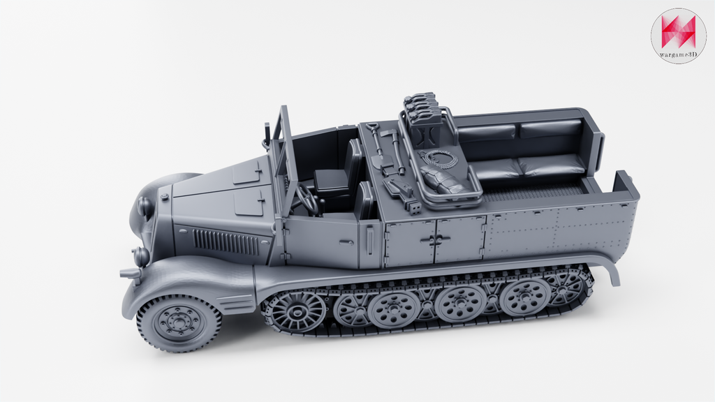 WG3D Halftrack Sd.Kfz.11 Prime mover (Germany, WW2)