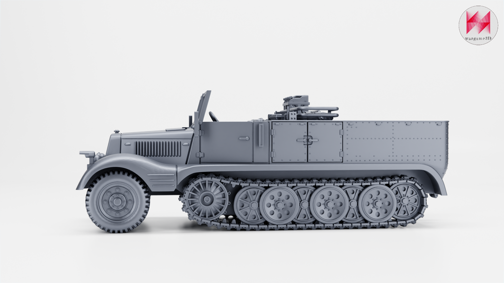 WG3D Halftrack Sd.Kfz.11 Prime mover (Germany, WW2)