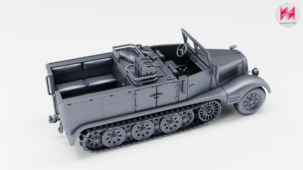 WG3D Halftrack Sd.Kfz.11 Prime mover (Germany, WW2)
