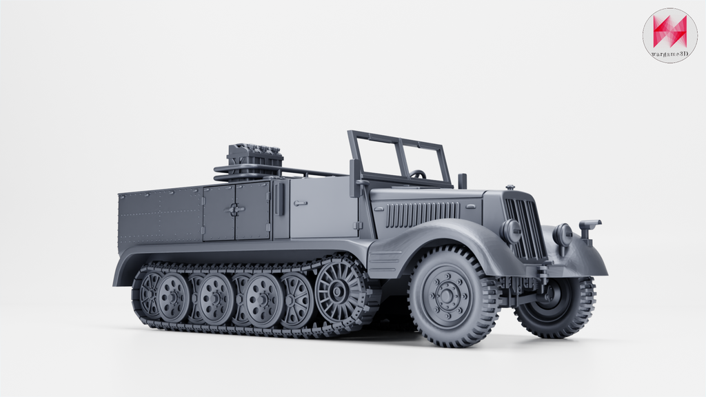 WG3D Halftrack Sd.Kfz.11 Prime mover (Germany, WW2)