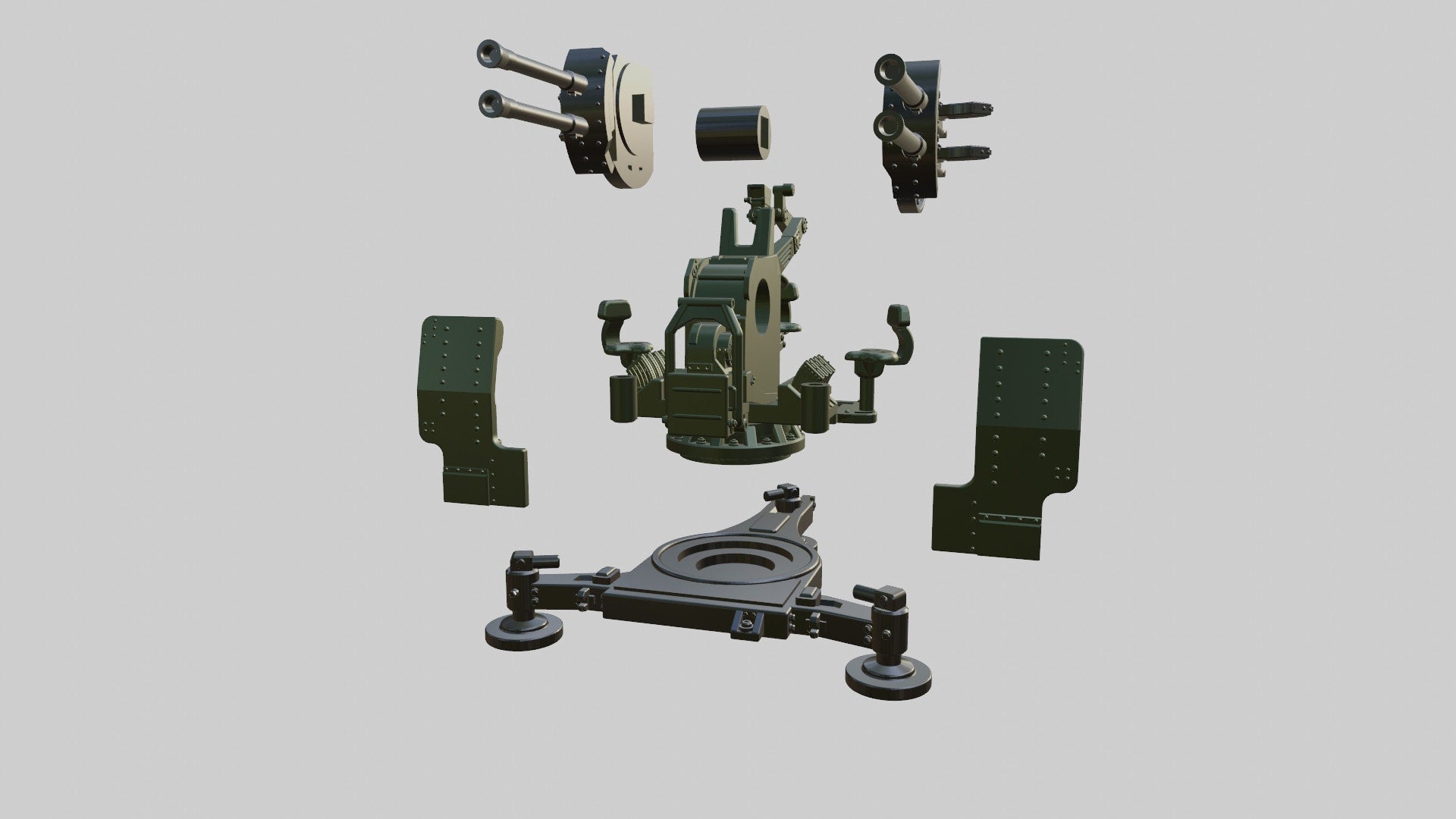WG3D Halftrack Sd.Kfz.7/1 - 20mm Flakvierling 38 (Germany, WW2)