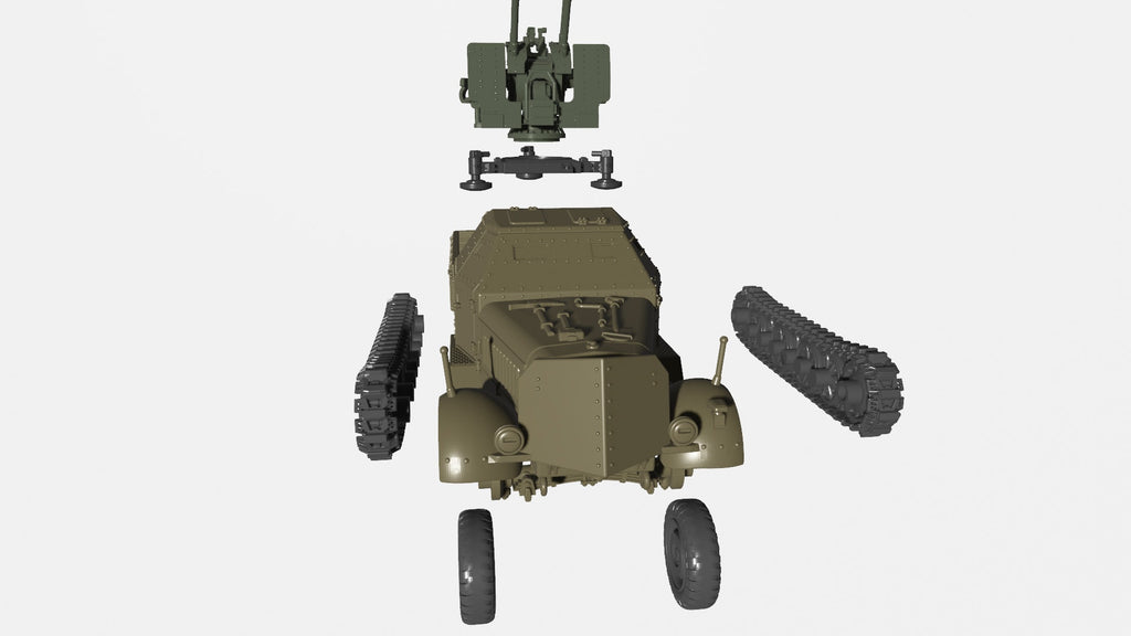 WG3D Halftrack Sd.Kfz.7/1 - 20mm Flakvierling 38 (Germany, WW2)