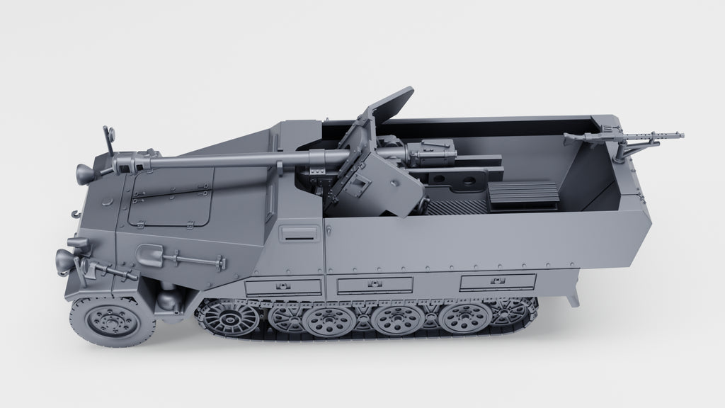 WG3D Halftrack Sd.kfz.251/22 with 75mm PaK40 (Germany, WW2)