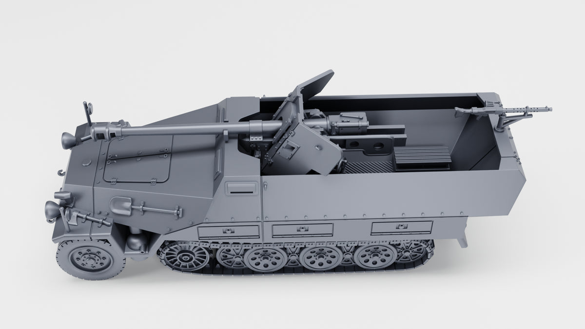 WG3D Halftrack Sd.kfz.251/22 with 75mm PaK40 (Germany, WW2)