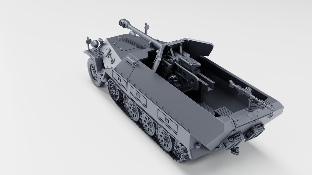 WG3D Halftrack Sd.kfz.251/22 with 75mm PaK40 (Germany, WW2)