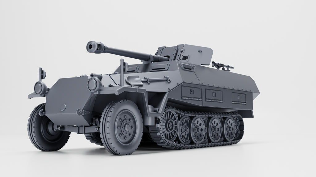 WG3D Halftrack Sd.kfz.251/22 with 75mm PaK40 (Germany, WW2)
