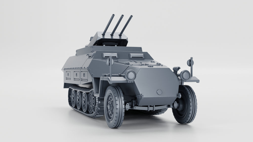 WG3D Halftrack Sd.Kfz.251/21 Ausf.D Fliegerabwehr Schutzenpanzerwagen (Drilling) (Germany, WW2)