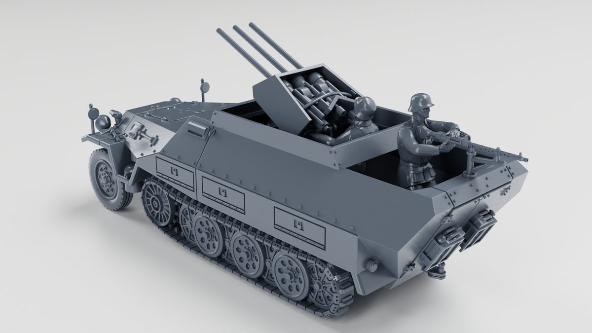 WG3D Halftrack Sd.Kfz.251/21 Ausf.D Fliegerabwehr Schutzenpanzerwagen (Drilling) (Germany, WW2)