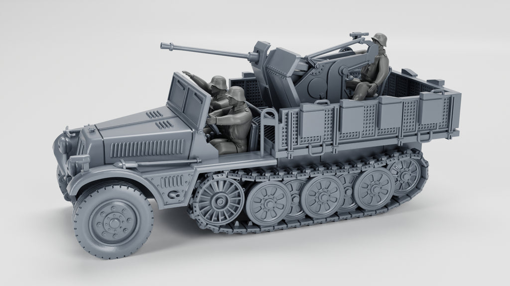 WG3D Halftrack Sd.Kfz.10/4 - 2 cm Flak 30 (Germany, WW2)