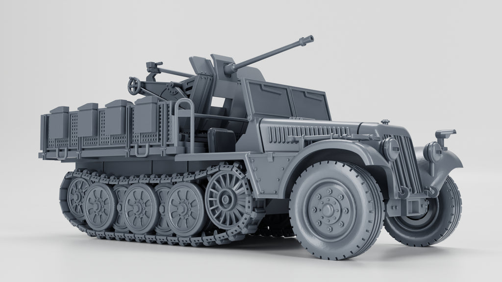 WG3D Halftrack Sd.Kfz.10/4 - 2 cm Flak 30 (Germany, WW2)
