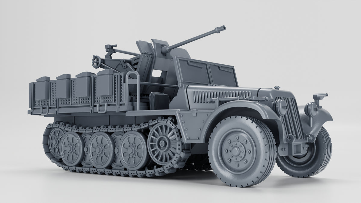 WG3D Halftrack Sd.Kfz.10/4 - 2 cm Flak 30 (Germany, WW2)