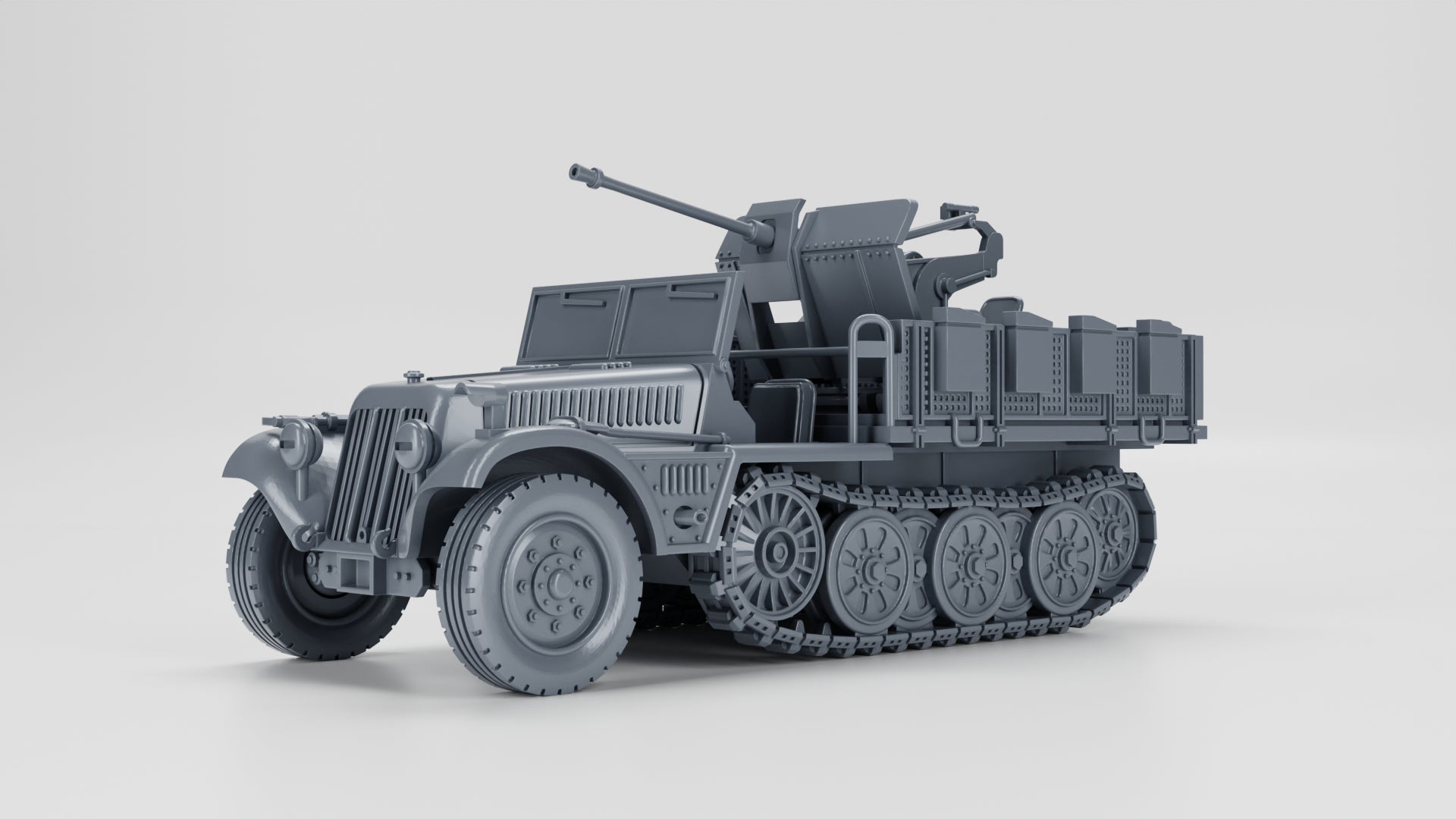 WG3D Halftrack Sd.Kfz.10/4 - 2 cm Flak 30 (Germany, WW2)