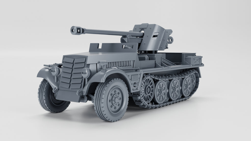 WG3D Halftrack Sd.Kfz.10/5 with armor and 5cm PAK 38 (Germany, WW2)