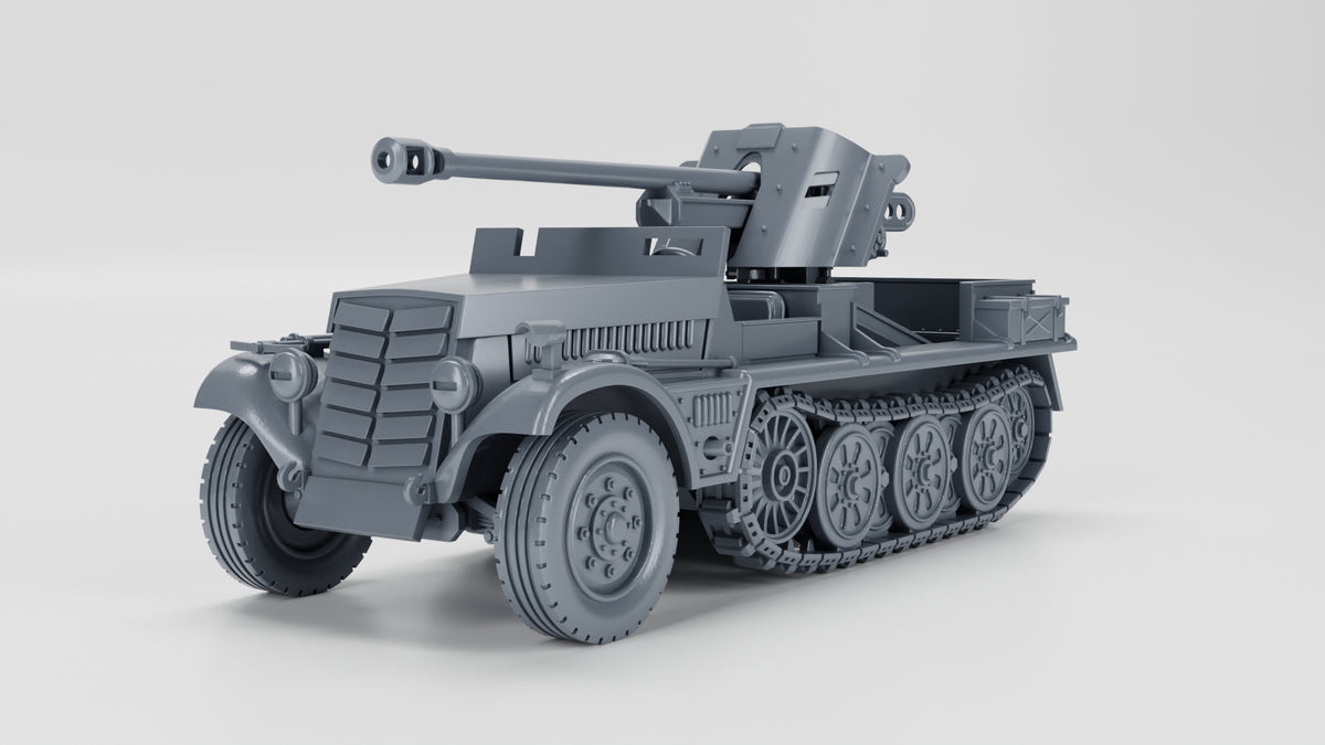 WG3D Halftrack Sd.Kfz.10/5 with armor and 5cm PAK 38 (Germany, WW2)