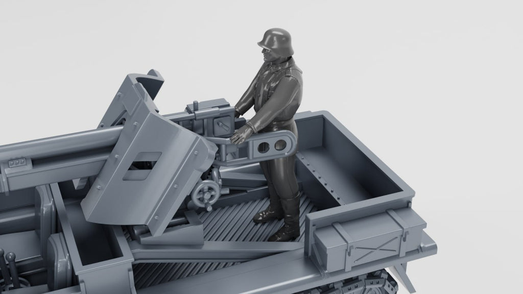WG3D Halftrack Sd.Kfz.10/5 with armor and 5cm PAK 38 (Germany, WW2)