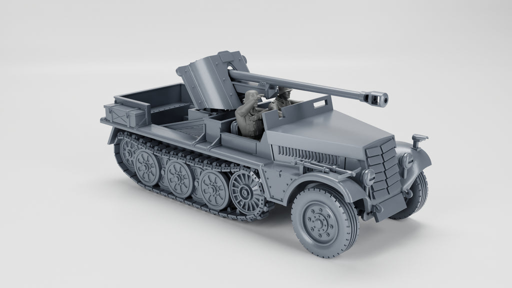WG3D Halftrack Sd.Kfz.10/5 with armor and 5cm PAK 38 (Germany, WW2)