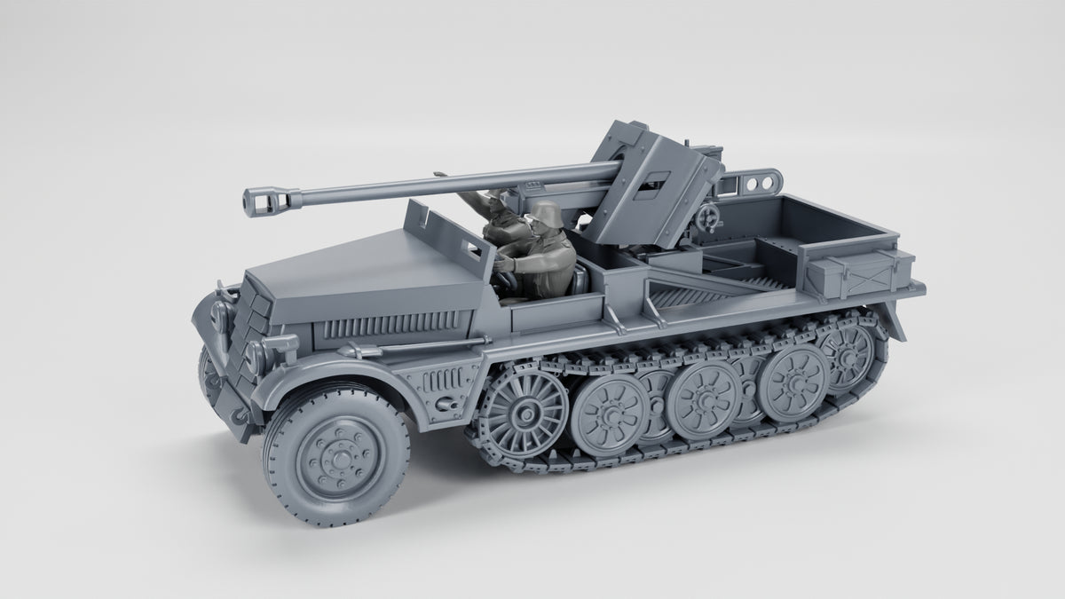 WG3D Halftrack Sd.Kfz.10/5 with armor and 5cm PAK 38 (Germany, WW2)