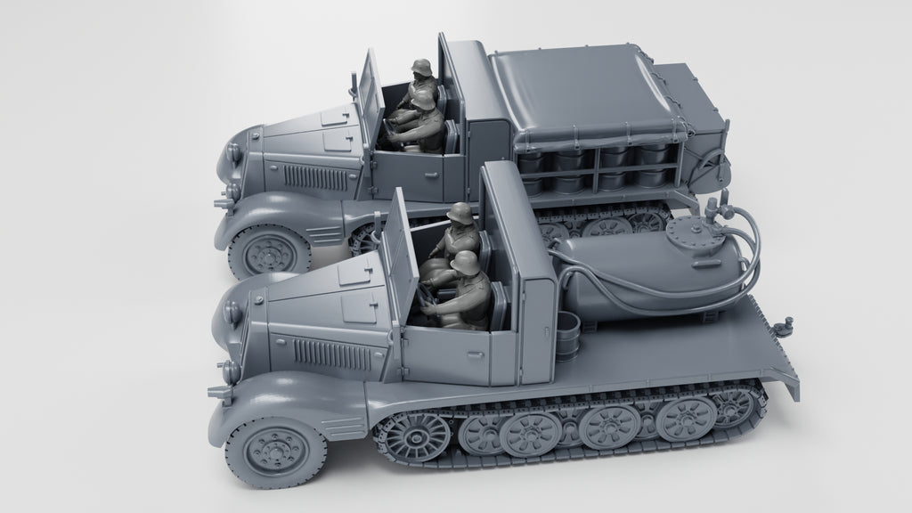 WG3D Halftrack Sd.Kfz.11/2 Decontamination vehicle or  Sd.Kfz.11/3 Chemical Warefare vehicle(Germany, WW2)