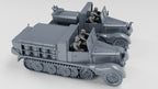 WG3D Halftrack Sd.Kfz.11/2 Decontamination vehicle or  Sd.Kfz.11/3 Chemical Warefare vehicle(Germany, WW2)