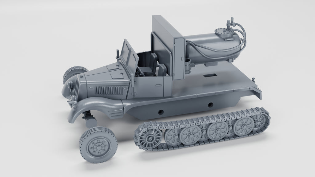 WG3D Halftrack Sd.Kfz.11/2 Decontamination vehicle or  Sd.Kfz.11/3 Chemical Warefare vehicle(Germany, WW2)