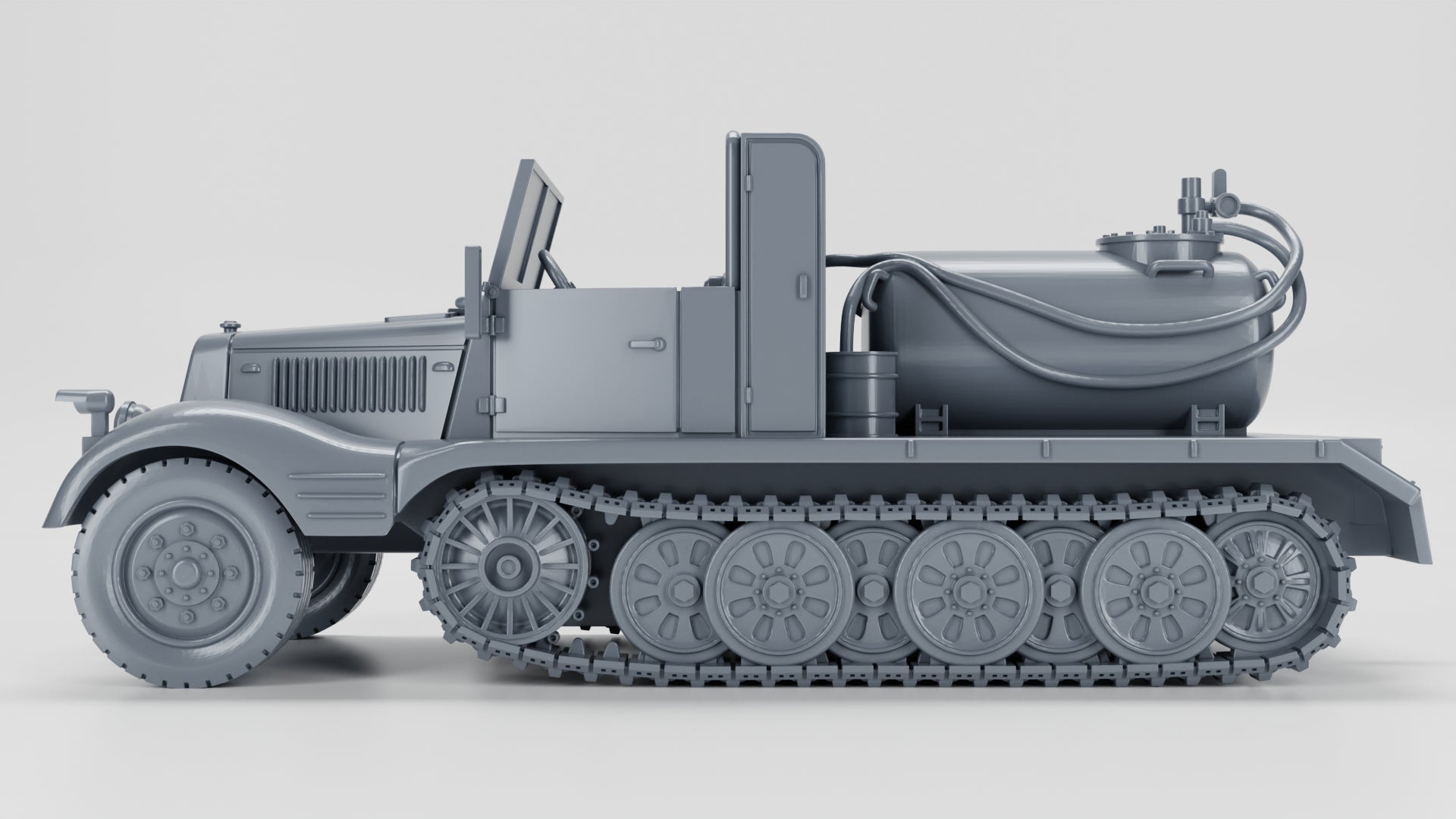 WG3D Halftrack Sd.Kfz.11/2 Decontamination vehicle or  Sd.Kfz.11/3 Chemical Warefare vehicle(Germany, WW2)
