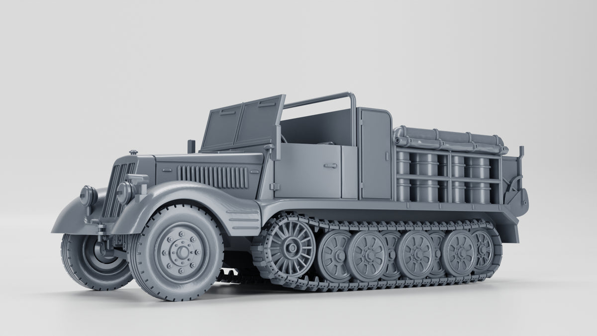 WG3D Halftrack Sd.Kfz.11/2 Decontamination vehicle or  Sd.Kfz.11/3 Chemical Warefare vehicle(Germany, WW2)