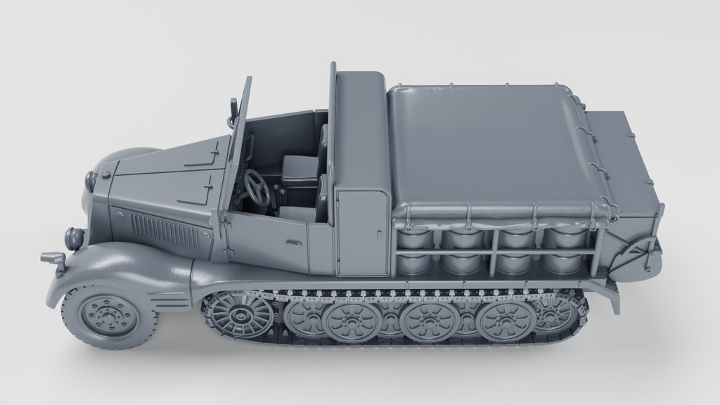 WG3D Halftrack Sd.Kfz.11/2 Decontamination vehicle or  Sd.Kfz.11/3 Chemical Warefare vehicle(Germany, WW2)