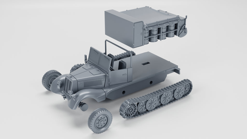 WG3D Halftrack Sd.Kfz.11/2 Decontamination vehicle or  Sd.Kfz.11/3 Chemical Warefare vehicle(Germany, WW2)