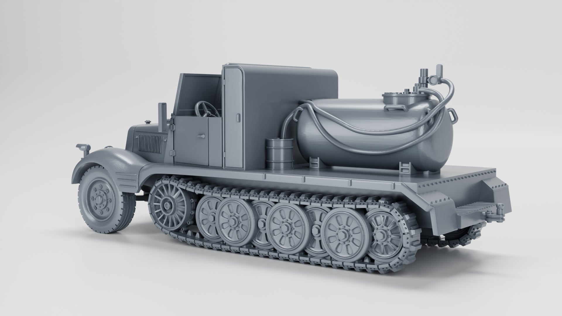 WG3D Halftrack Sd.Kfz.11/2 Decontamination vehicle or  Sd.Kfz.11/3 Chemical Warefare vehicle(Germany, WW2)