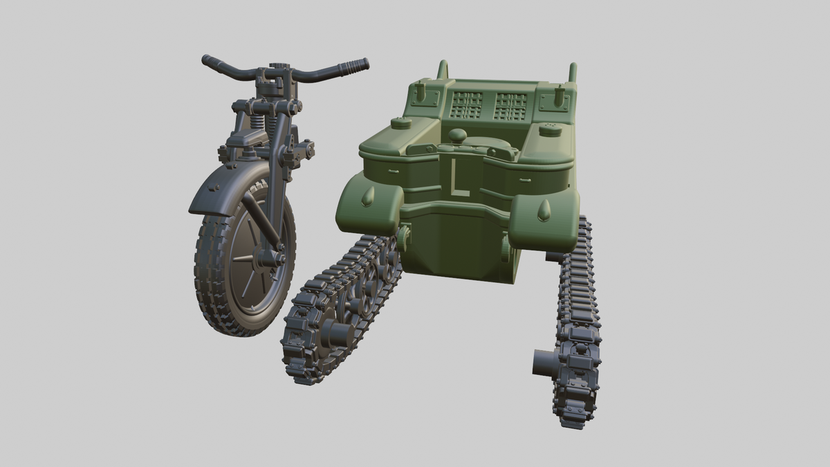 WG3D Sd.Kfz.2 - Kettenkrad (Germany, WW2)