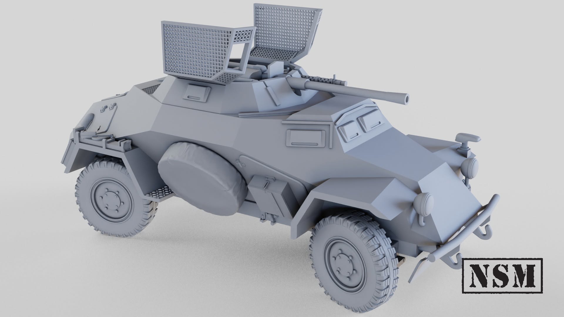 NSM SdKfz 222 Armored Car (Germany, WW2)