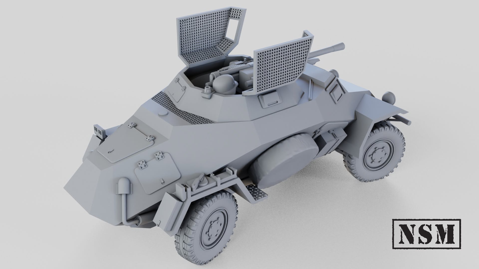 NSM SdKfz 222 Armored Car (Germany, WW2)