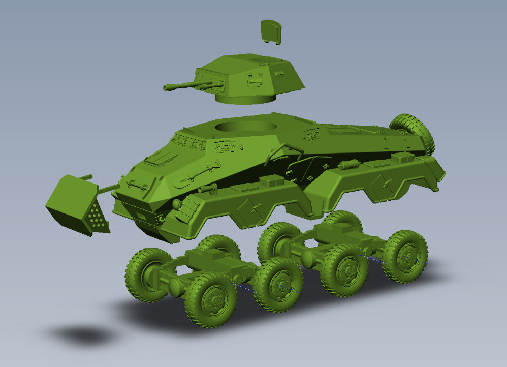 WG3D Sd.Kfz.231 (8-Rad) Heavy Armoured Car (Germany, WW2)