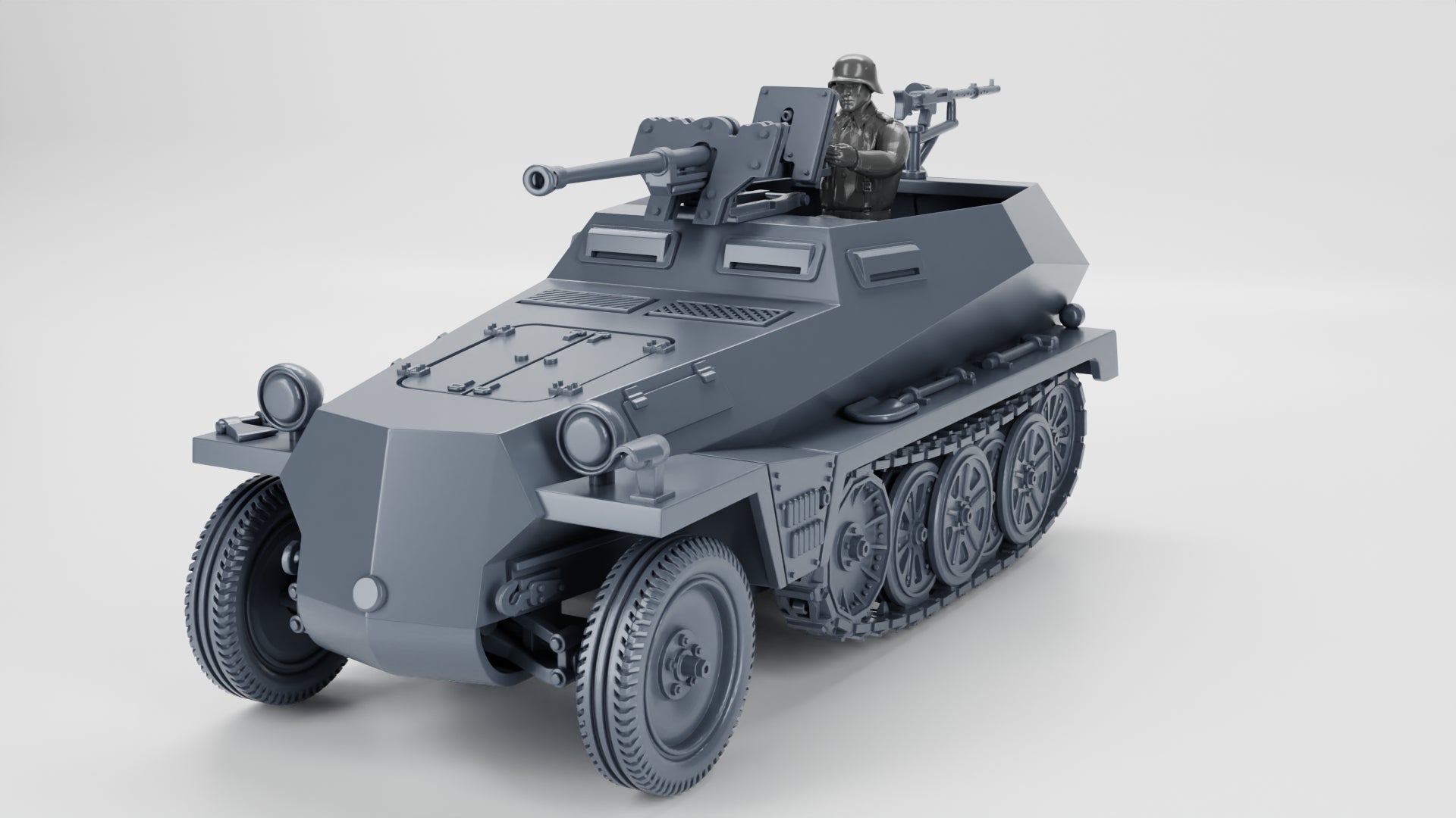 WG3D Halftrack Sd.Kfz.250/11 Schwerer Panzerbüchse 41 (Germany, WW2)