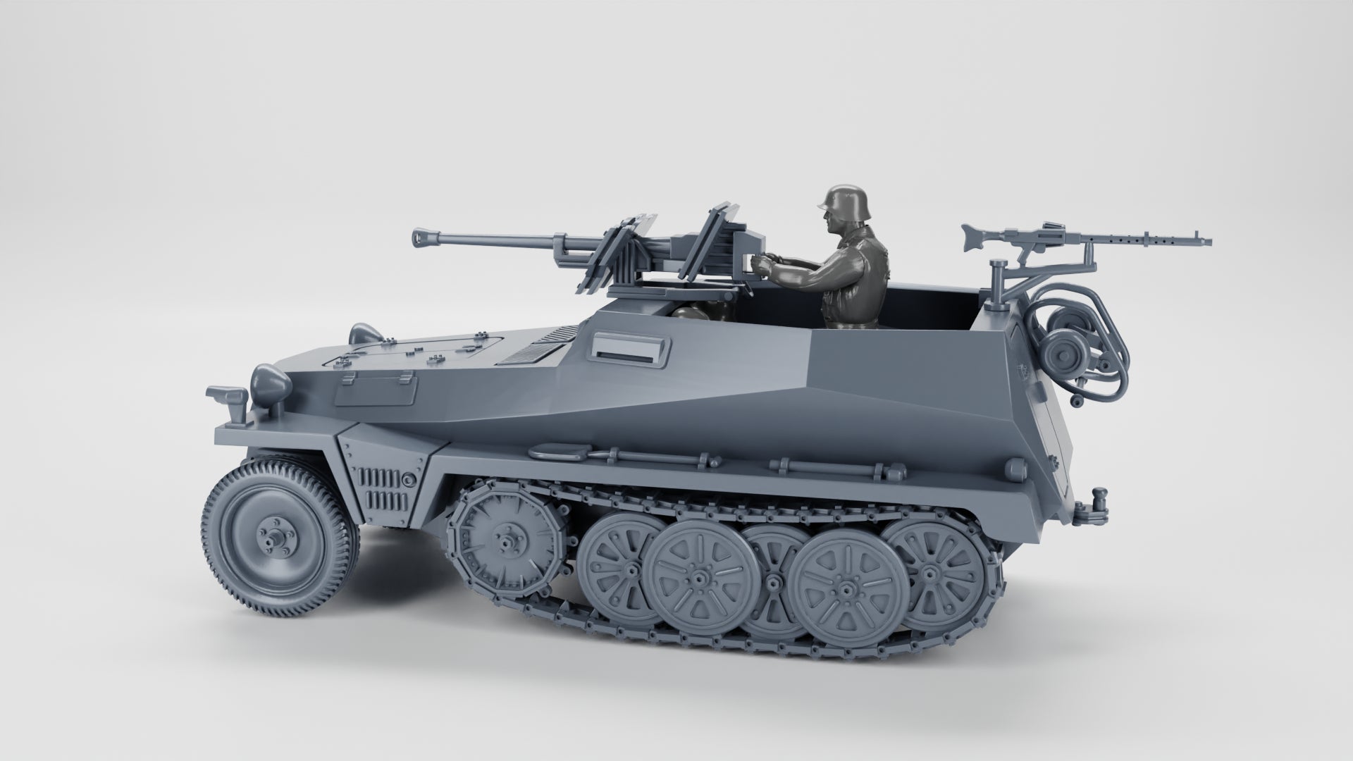 WG3D Halftrack Sd.Kfz.250/11 Schwerer Panzerbüchse 41 (Germany, WW2)