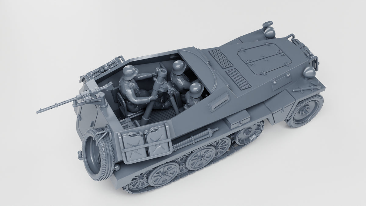 WG3D Halftrack Sd.Kfz.250/7 - 8cm Granatwerfer (mortar carrier) (Germany, WW2)